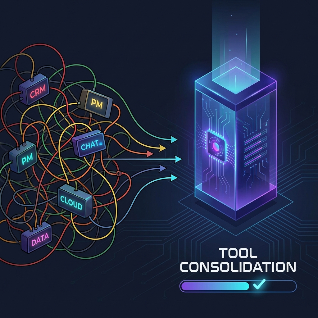 AI Tool Consolidation Concept